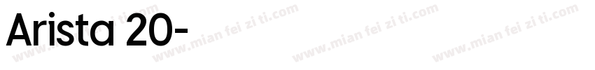 Arista 20字体转换